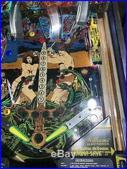Jungle Lord Pinball Machine Williams Coin Op Arcade 1981 Free Shipping