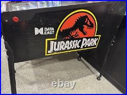 Jurassic Park Pinball Machine Data East 1993 Orange County Pinballs Free Ship