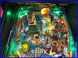 Jurassic Park Pinball Machine Leds Plays Great Just Shopped Nice Pin