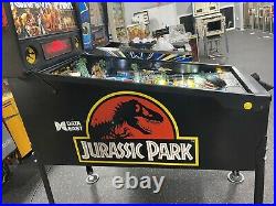 Jurassic Park Pinball Machine Leds Plays Great Worked On By Professional Techs