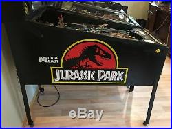 Jurassic Park Pinball Machine by Data East with Topper