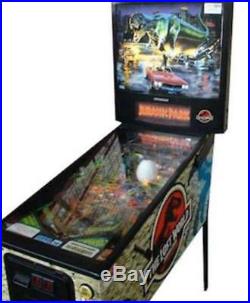 Jurassic Park THE LOST WORLD pinball machine! Works Great