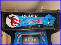KARATE CHAMP ARCADE MACHINE by DATA EAST 1984 (Good Condition) RARE