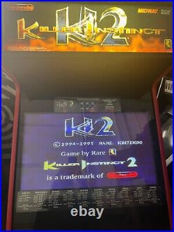 KILLER INSTINCT 2 ARCADE MACHINE by MIDWAY 1996 (Excellent Condition)