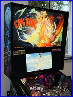 KING KONG Pinball Alternate Translite (Myth Of Terror Island Limited)