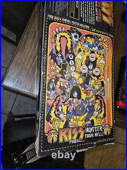 KISS Pinball Machine Electronic Table Top Game Rock with box Fully functional