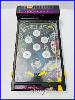 Kenner 1995 Batman Forever Electronic Pinball Machine Game with Box+Instructions