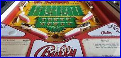 Kick Off Pinball Machine (Bally) 1975