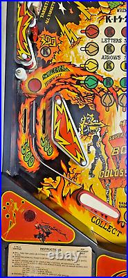 Kiss Pinball Machine 1979 Bally 2837