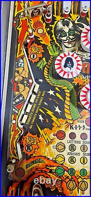 Kiss Pinball Machine 1979 Bally 2837