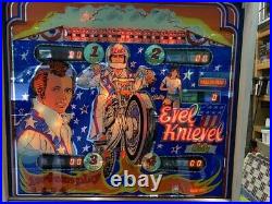 L@@kbally 1977 Evel Knievel Pinball Machine Plays Great