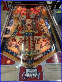 L@@kbally 1977 Evel Knievel Pinball Machine Plays Great