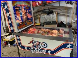 L@@kbally 1977 Evel Knievel Pinball Machine Plays Great