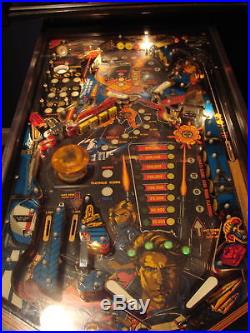 LOCAL PICK UP ONLY Full Size Arcade Pinball Machine Spy Hunter Man Cave She Shed
