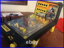 LOOK. Vintage TYCO Harley Davidson Table Top Pinball Machine Licensed. RARE