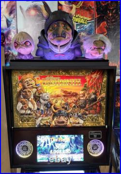 Labyrinth Pinball Machine With Killer Topper Under 100 Plays David Bowie Huo Labyrinth Pinball Machine With Killer Topper Under 100 Plays David Bowie Huo