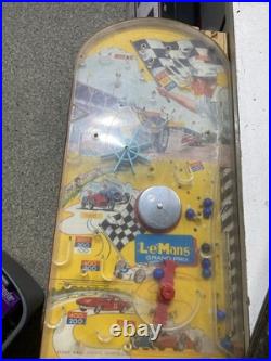 Le Mans Grand Prix Action Marble Game, a tabletop pinball machine from the 1960s