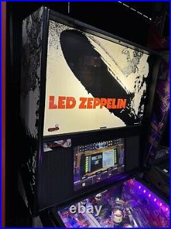 Led Zeppelin Premium Edition Pinball Machine Stern Orange County Pinballs