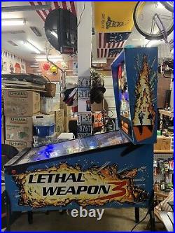 Lethal Weapon 3 1992 DATA EAST Pinball Machine GREAT Condition