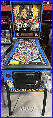 Lethal Weapon 3 Data East 1993 Pinball Machine Free Shipping LEDs