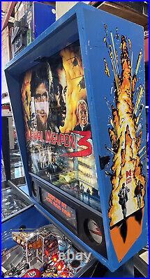 Lethal Weapon 3 Data East 1993 Pinball Machine Free Shipping LEDs