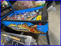 Lethal Weapon 3 Data East 1993 Pinball Machine Free Shipping LEDs