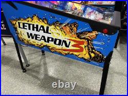 Lethal Weapon 3 Data East 1993 Pinball Machine HOME USE Orange County Pinballs
