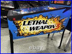 Lethal Weapon 3 Data East 1993 Pinball Machine HOME USE Orange County Pinballs