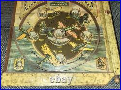 Lindstrom's Airways Bagatelle Tabletop Game Lindstrom 1934 Lindstrom's Airways Bagatelle Tabletop Game Lindstrom 1934