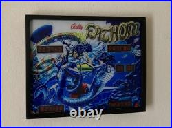 Lluminated Pinball Backglass Art Bally Fathom 1981