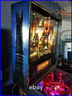 Lord of the Rings Pinball Machine Stern 2003 COLLECTORS HUO Low Plays LEDS NICE