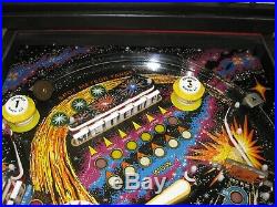 METEOR pinball machine STERN excellent condition Steve Kirk