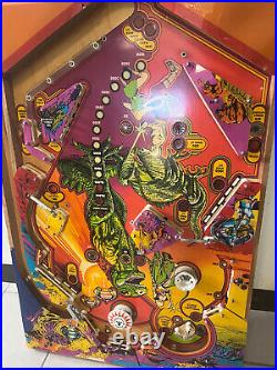 MIDDLE EARTH by ATARI 1978 Pinball PLAYFIELD (POPULATED)