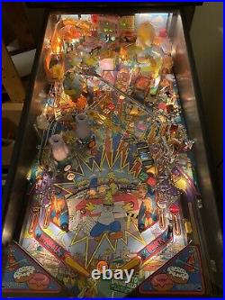 MINT Stern Simpsons Pinball Party Machine LEDs, Color DMD, Fully Serviced