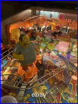 MINT Stern Simpsons Pinball Party Machine LEDs, Color DMD, Fully Serviced