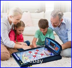 Machine Electronic Tabletop Pinball Game 16.5Inch Table Pinball with Lights Sou Machine Electronic Tabletop Pinball Game 16.5Inch Table Pinball with Lights Sou