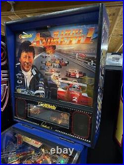 Mario Andretti Pinball Machine