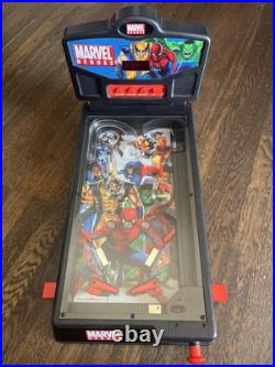 Marvel Heroes 2006 Table-Top Mini Pinball Machine Works 19'' Play Area