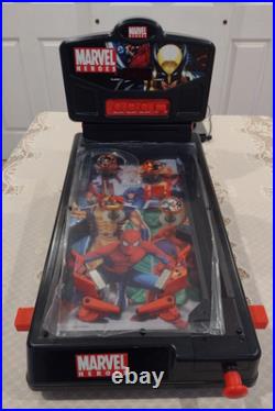 Marvel Heroes Table-Top Mini Pinball Machine 19'' Play Area New Plexi Works