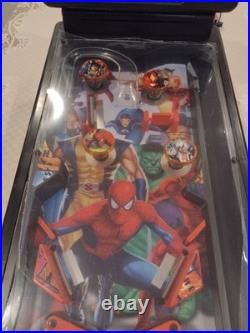 Marvel Heroes Table-Top Mini Pinball Machine 19'' Play Area New Plexi Works