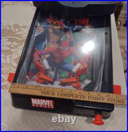 Marvel Heroes Table-Top Mini Pinball Machine 19'' Play Area New Plexi Works
