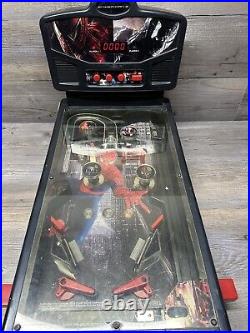 Marvel SPIDER-MAN 3 2007 Table-Top Mini Pinball Machine Used Tested WORKS