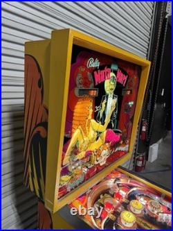 Mata Hari Pinball Machine Bally 1978 Orange County Pinballs FREE SHIPPING