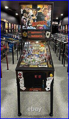 Maverick Pinball Machine Sega 1994 Mel Gibson Orange County Pinballs Free Ship