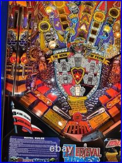 Medieval Madness Merlin Pinball Machine Chicago Gaming OC Pinballs Free Ship