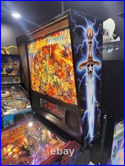 Medieval Madness Pinball Machine Williams 1997 Orange County Pinballs Free Ship