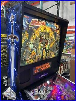 Medieval Madness Pinball Machine Williams Coin Op Arcade LEDS Free Shipping