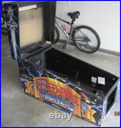 Medieval Madness Pinball Williams 1997 cabinet ONLY dedicated original MM AFM