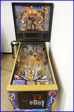 Medival Madness Limited Edition #144 of 1000 Pinball Machine. Mint Condition