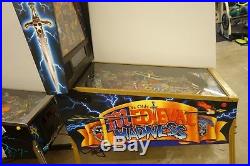 Medival Madness Limited Edition #144 of 1000 Pinball Machine. Mint Condition